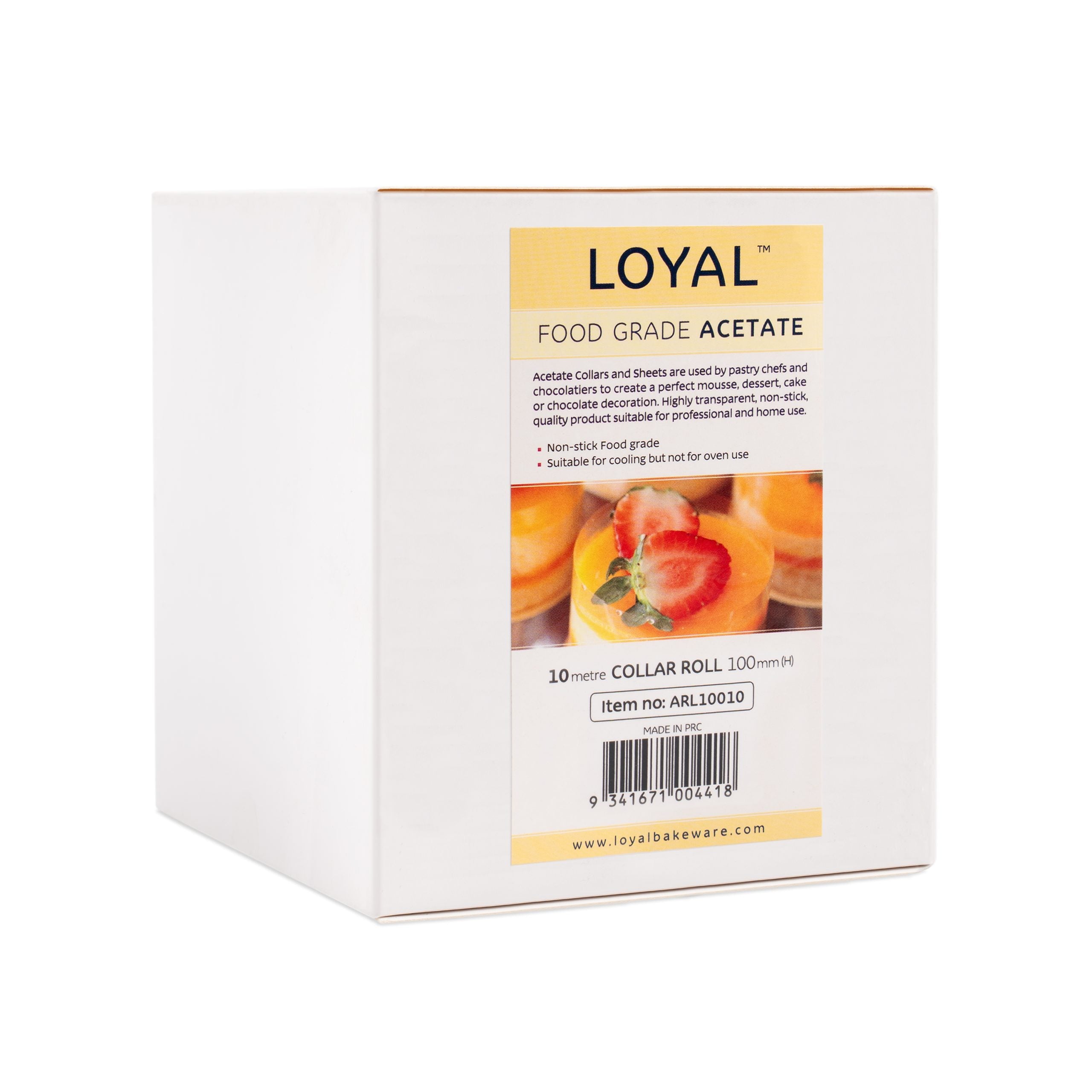 LOYAL Acetate Collar Roll 100mm x 10m