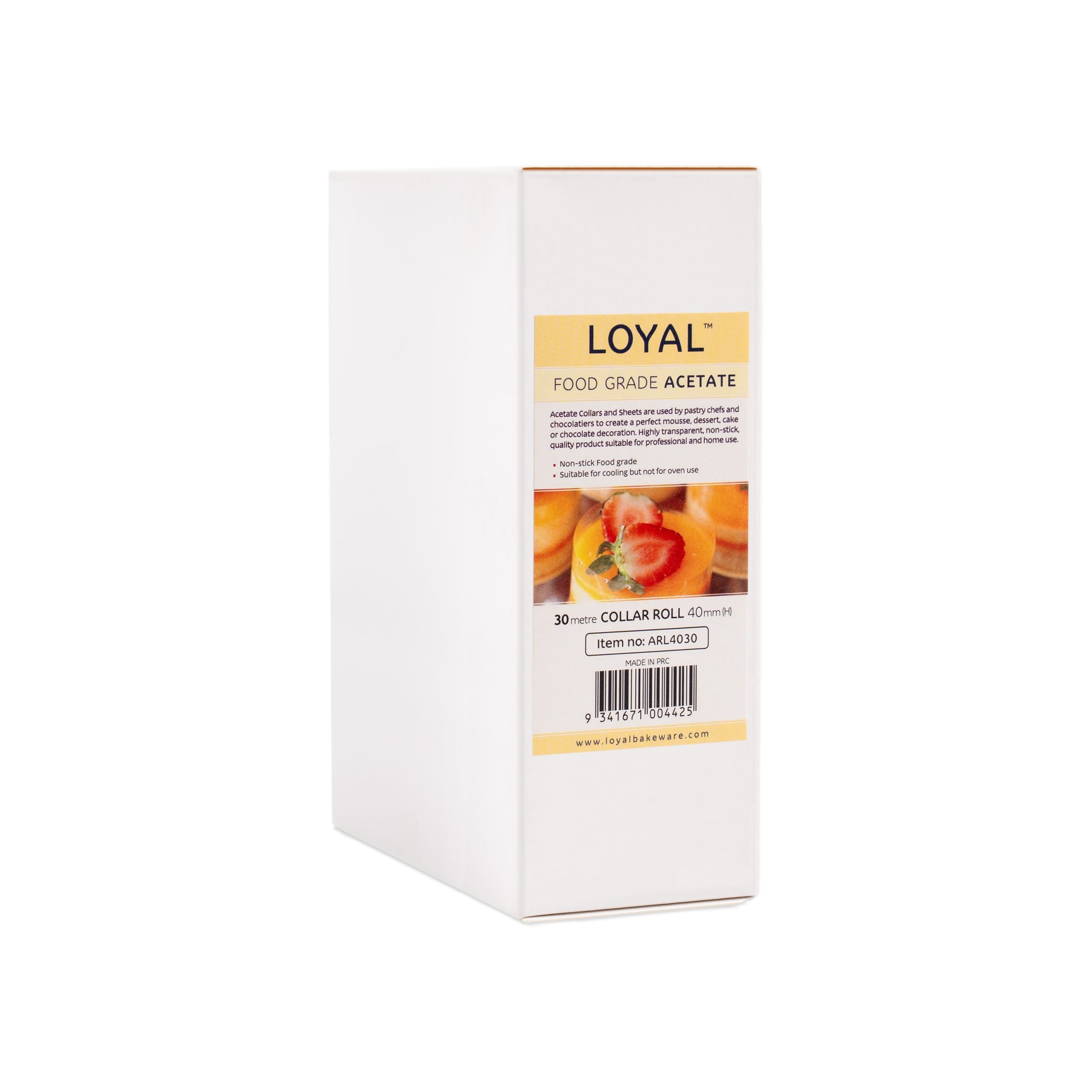 LOYAL Acetate Collar Roll 40mm x 30m