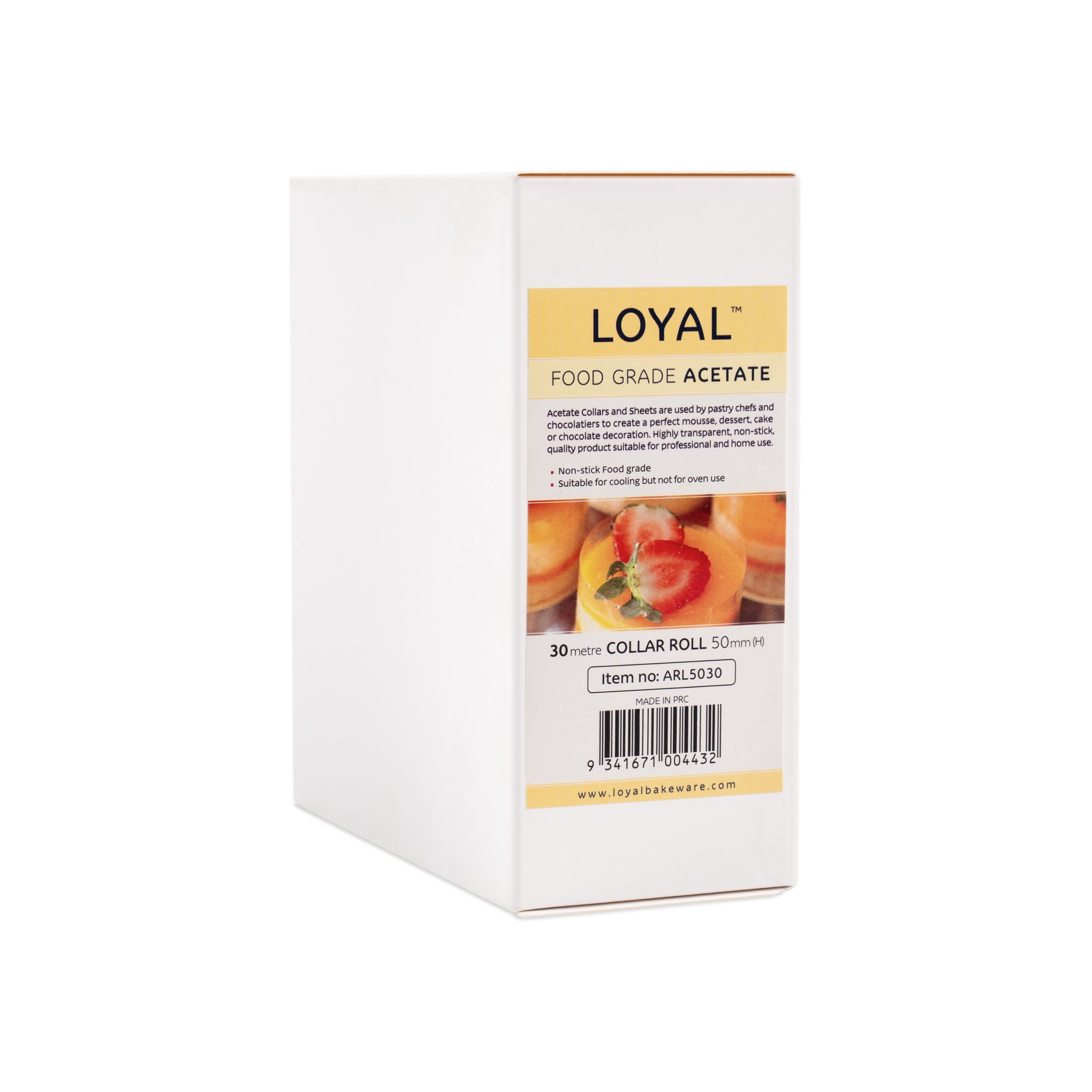 LOYAL Acetate Collar Roll 50mm x 30m