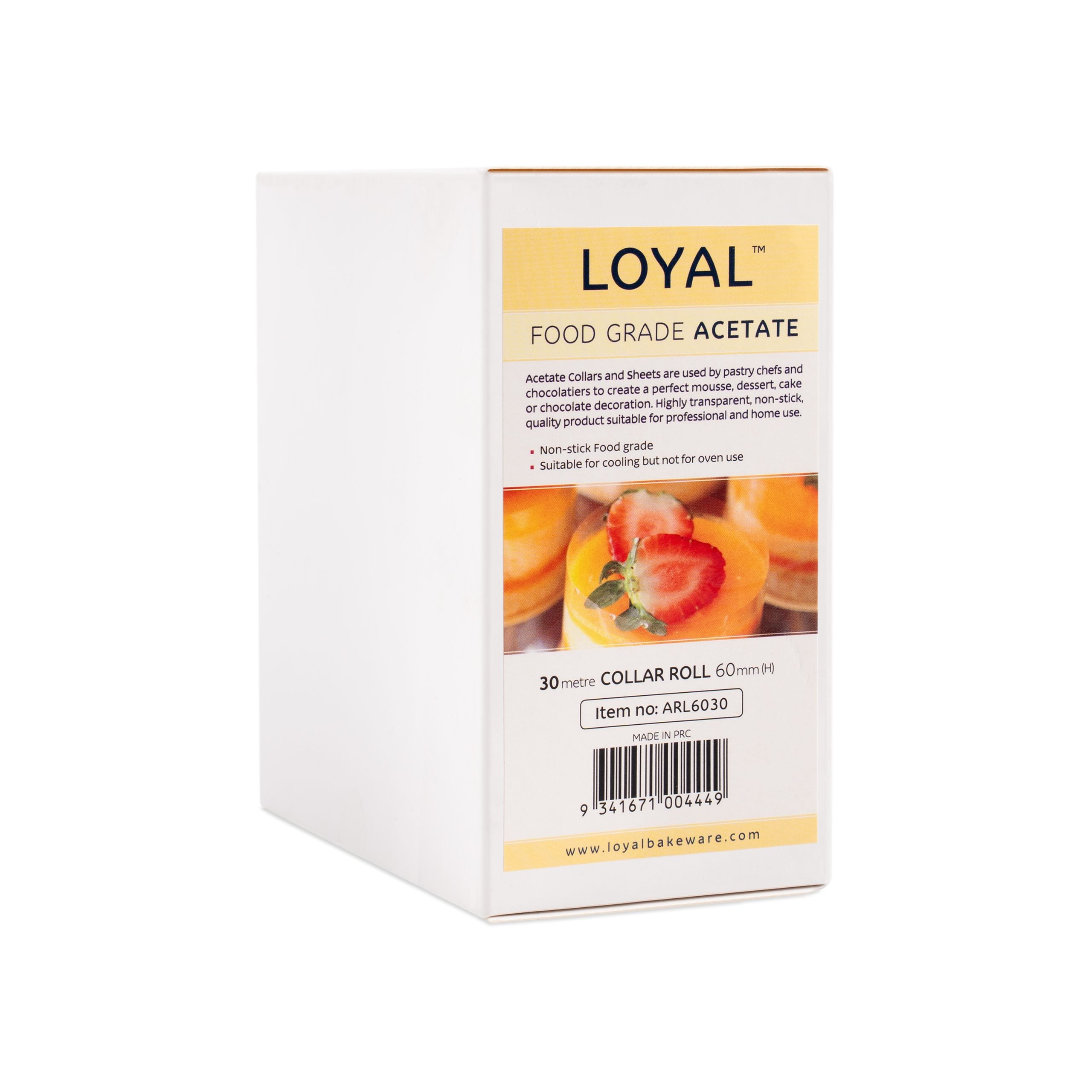 LOYAL Acetate Collar Roll 60mm x 30m