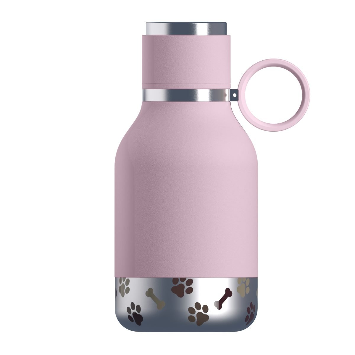 Asobu Stainless Steel Dog Bowl Bottle 975ml - Pink