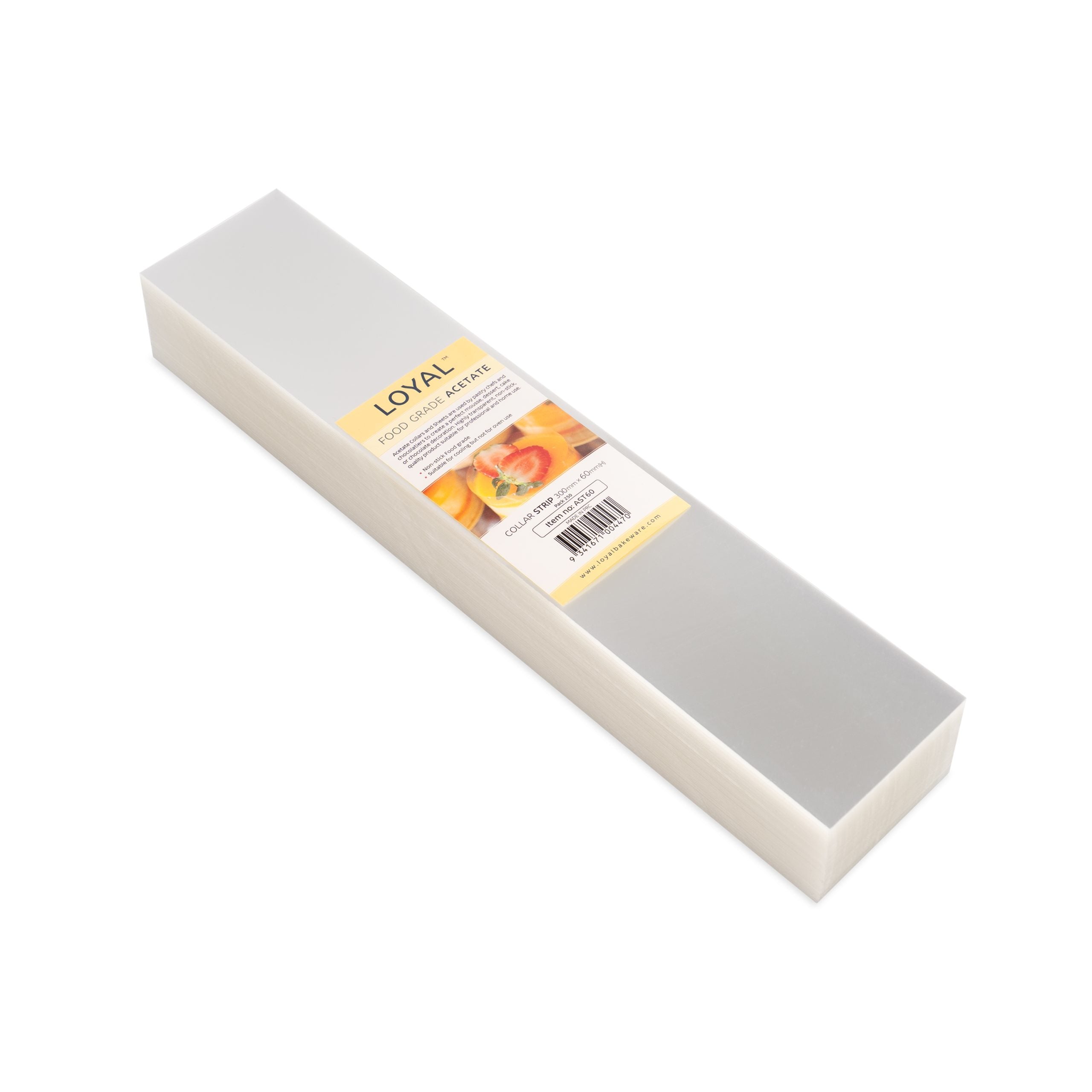 LOYAL Acetate Collar Strip 60mm x 300mm (250 Pack)