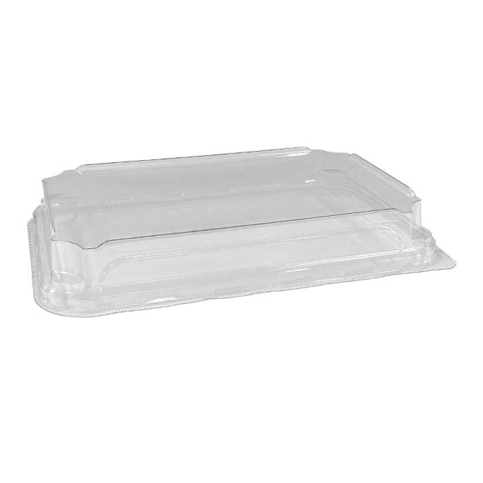 ecoware PET Lid Fits Aqueous Coated Sushi Tray 2X-Large (Carton of 400)
