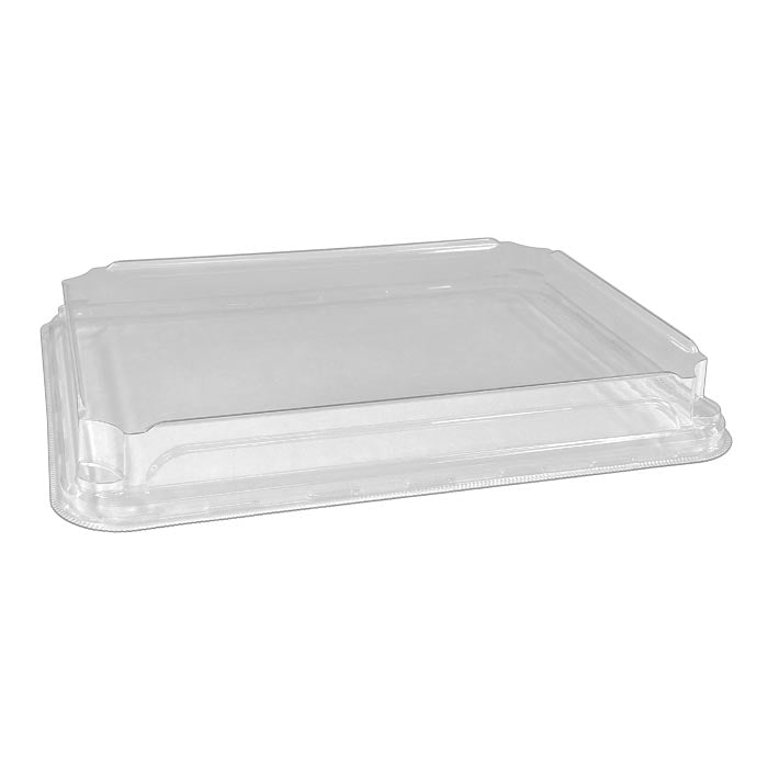 ecoware PET Lid Fits Aqueous Coated Sushi Tray 3X-Large (Carton of 200)