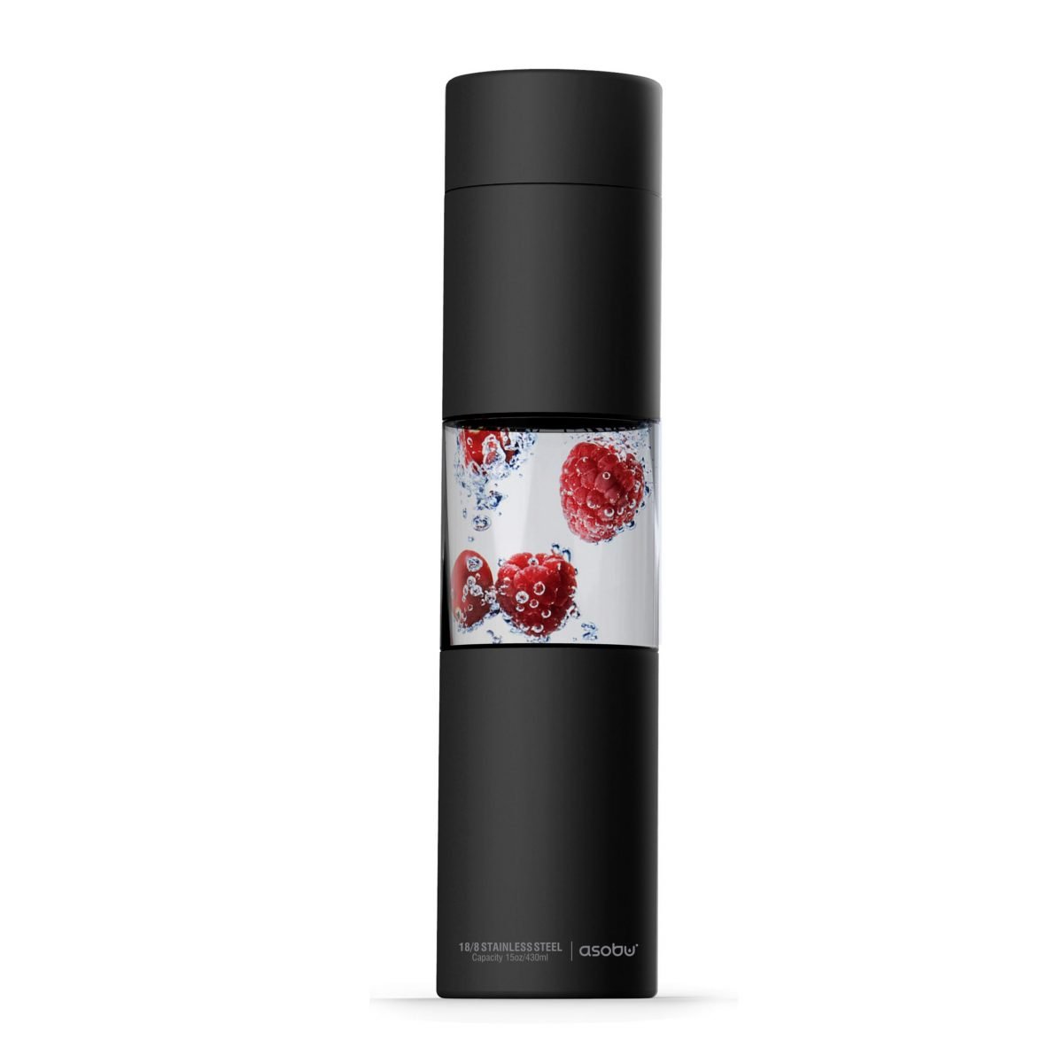 Asobu Flavour U See Infuser Bottle 460ml - Black