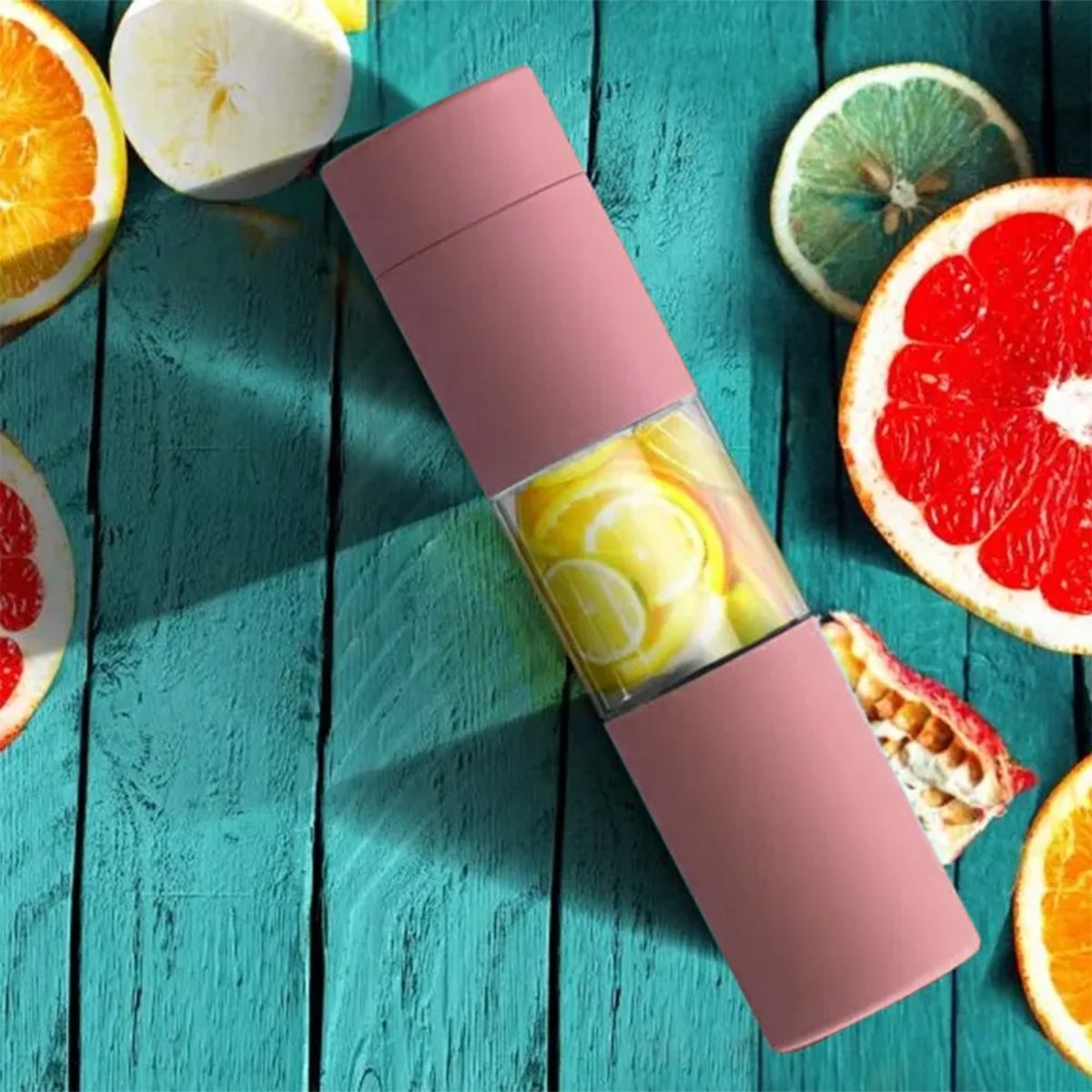 Asobu Flavour U See Infuser Bottle 460ml - Peach