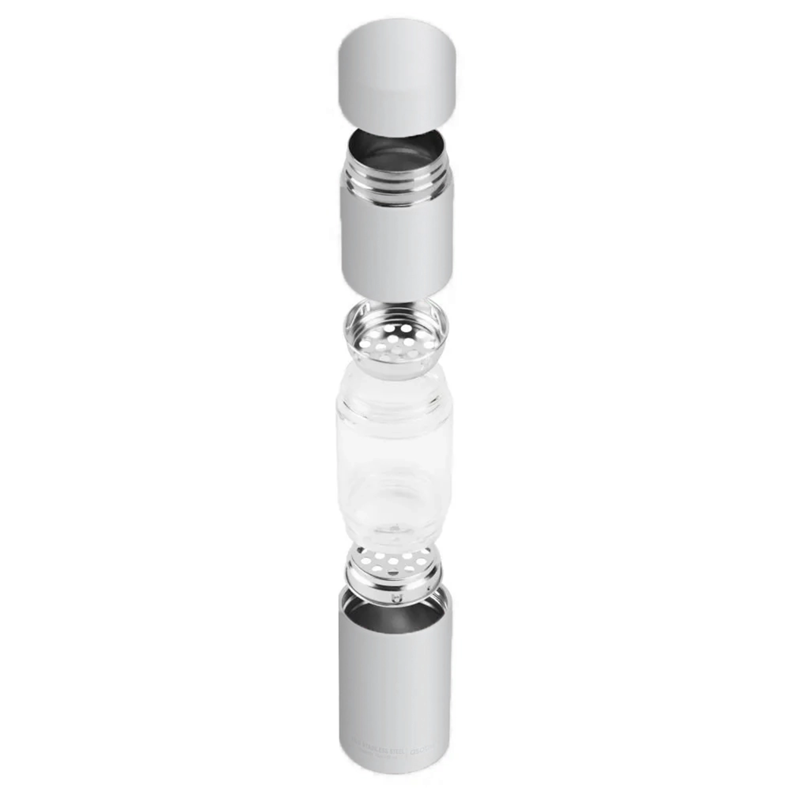 Asobu Flavour U See Infuser Bottle 460ml - Silver