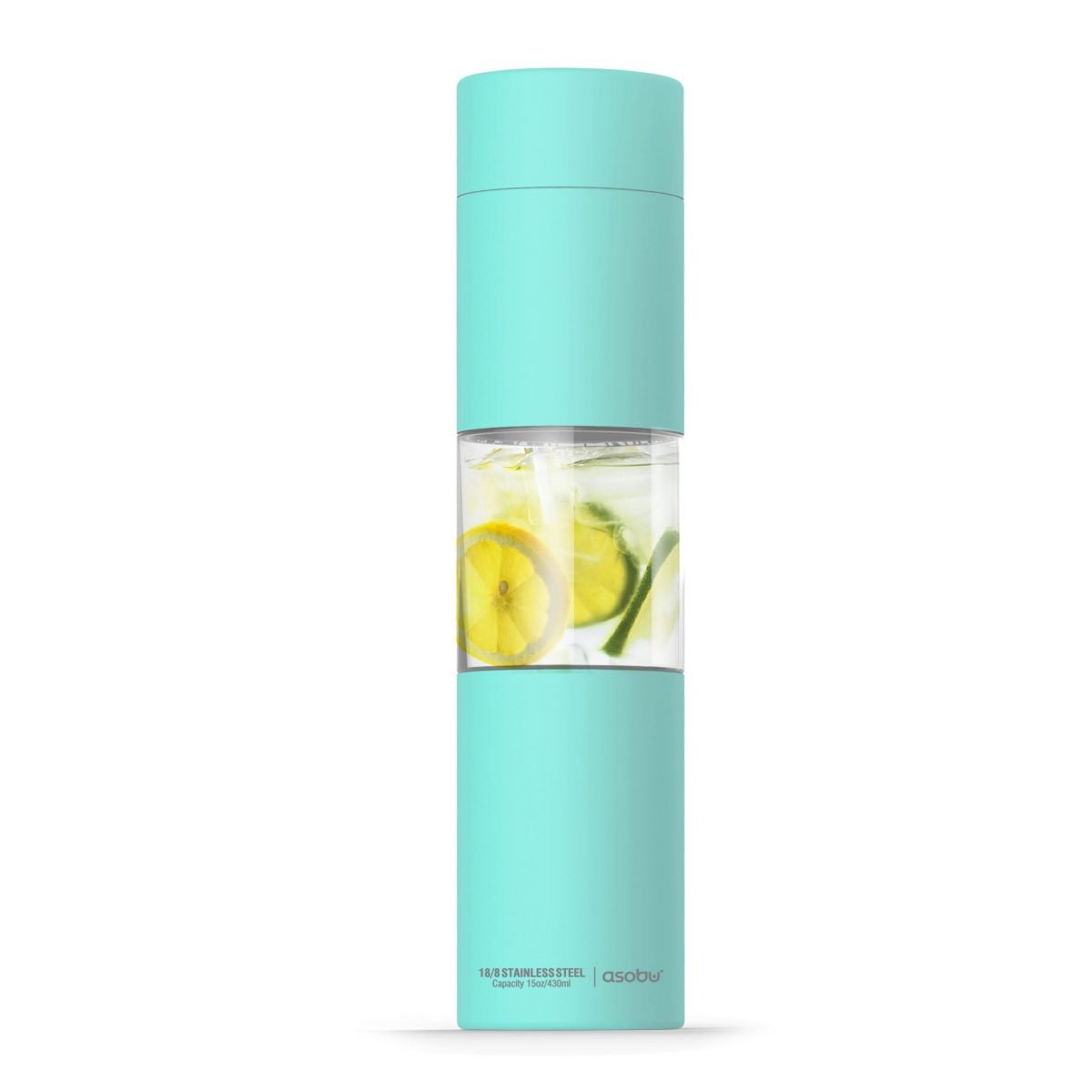 Asobu Flavour U See Infuser Bottle 460ml - Mint