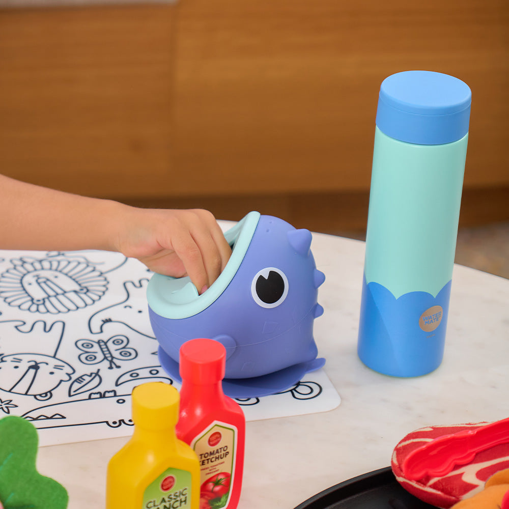 Annabel Trends Stainless Steel Mini Bottle Wave Yellow & Candy