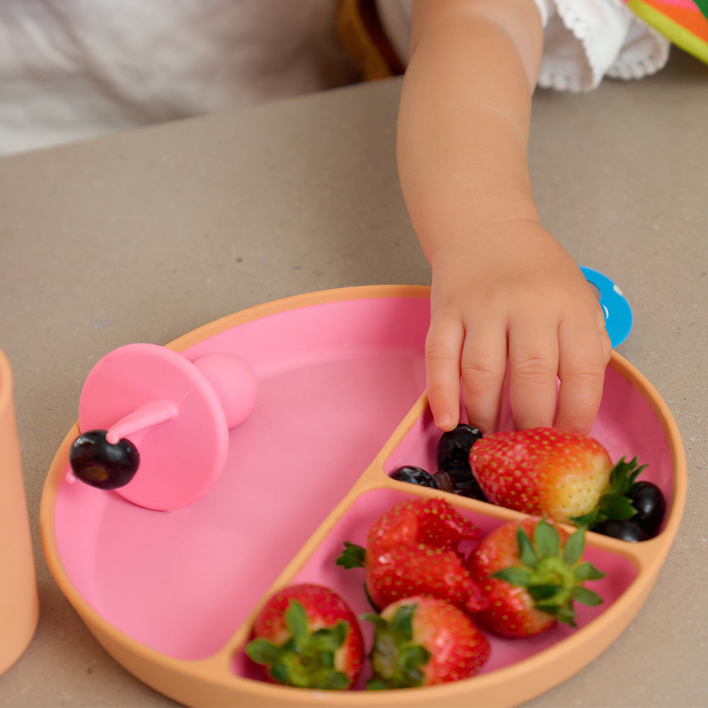 Annabel Trends Silicone Little Spoon & Fork Blue