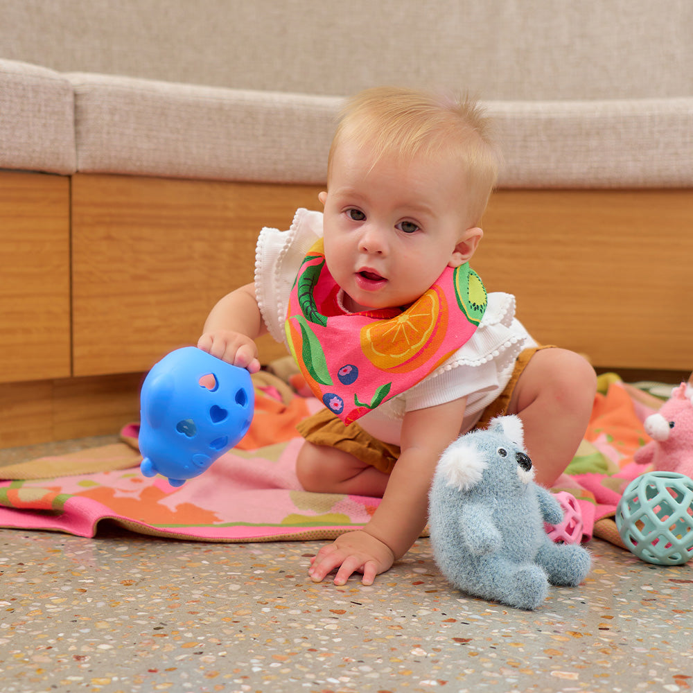 Annabel Trends Linen Bandana Bib Tropicana