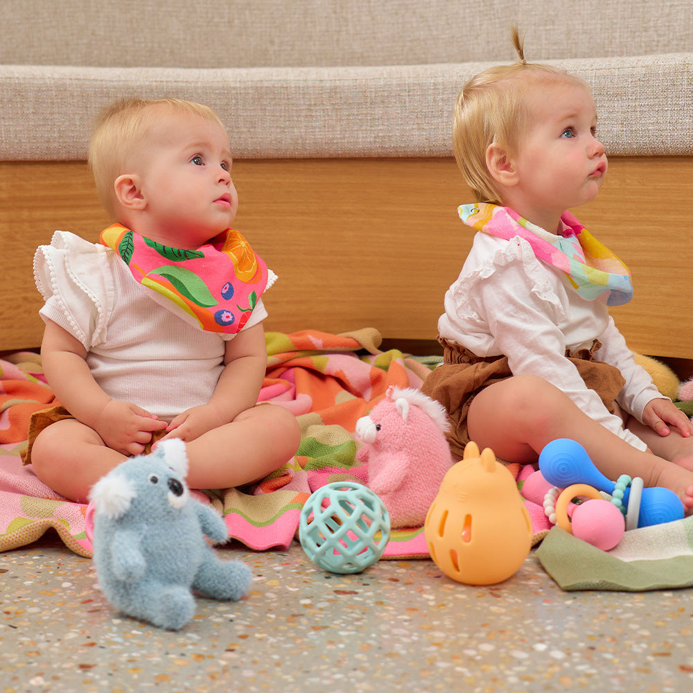 Annabel Trends Linen Bandana Bib Tropicana