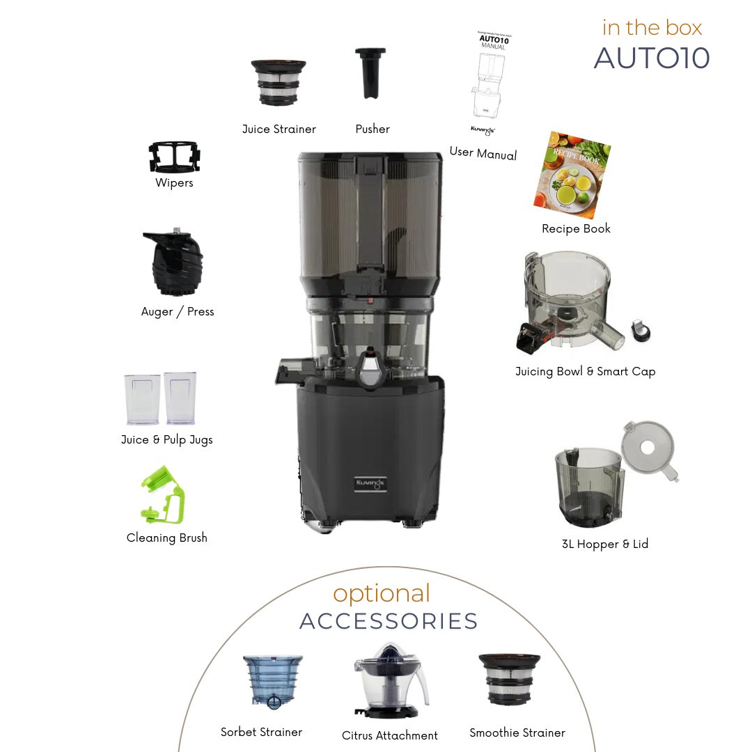 Kuvings AUTO10 Cold Press Juicer - Black