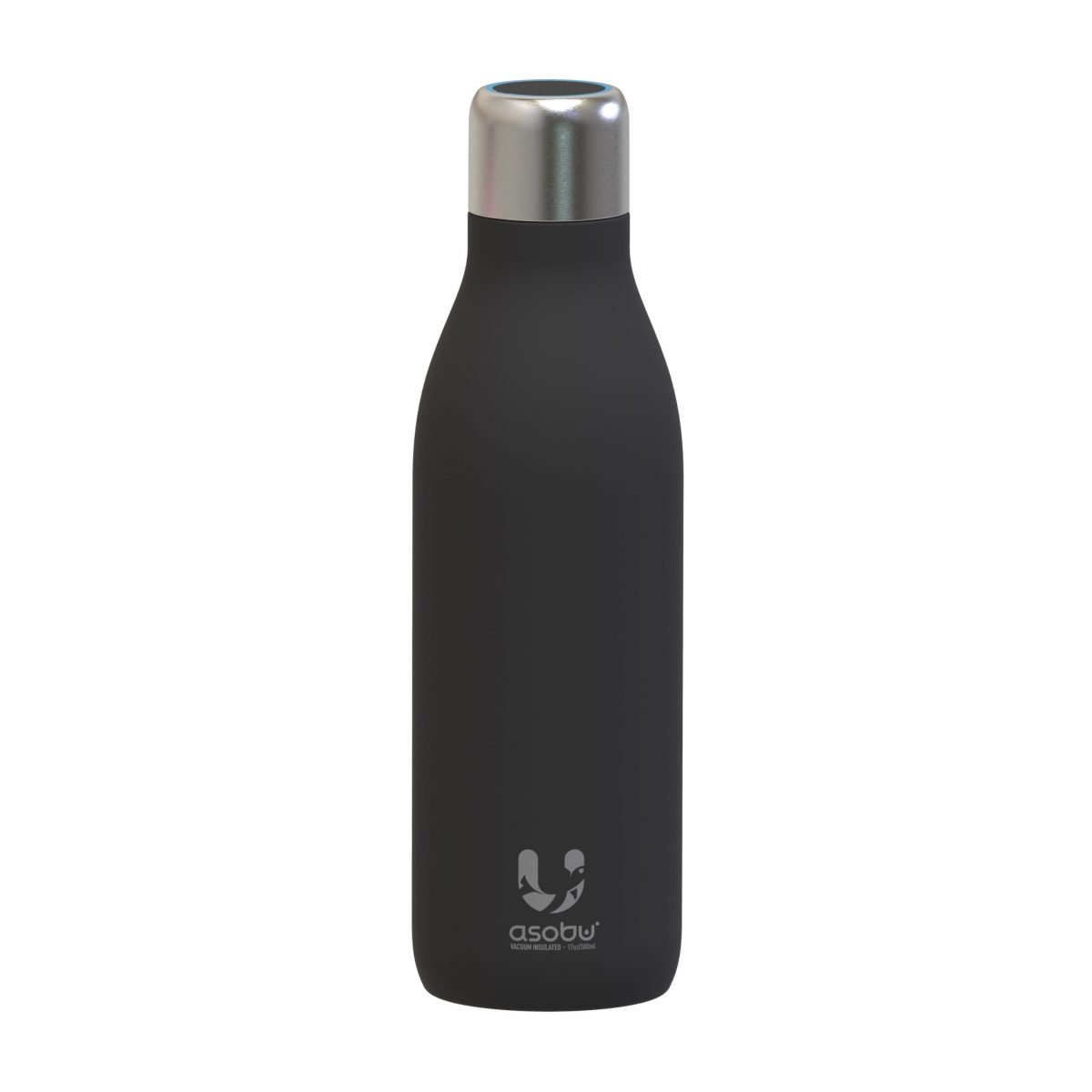 Asobu UV Light Hydro Bottle 500ml - Black