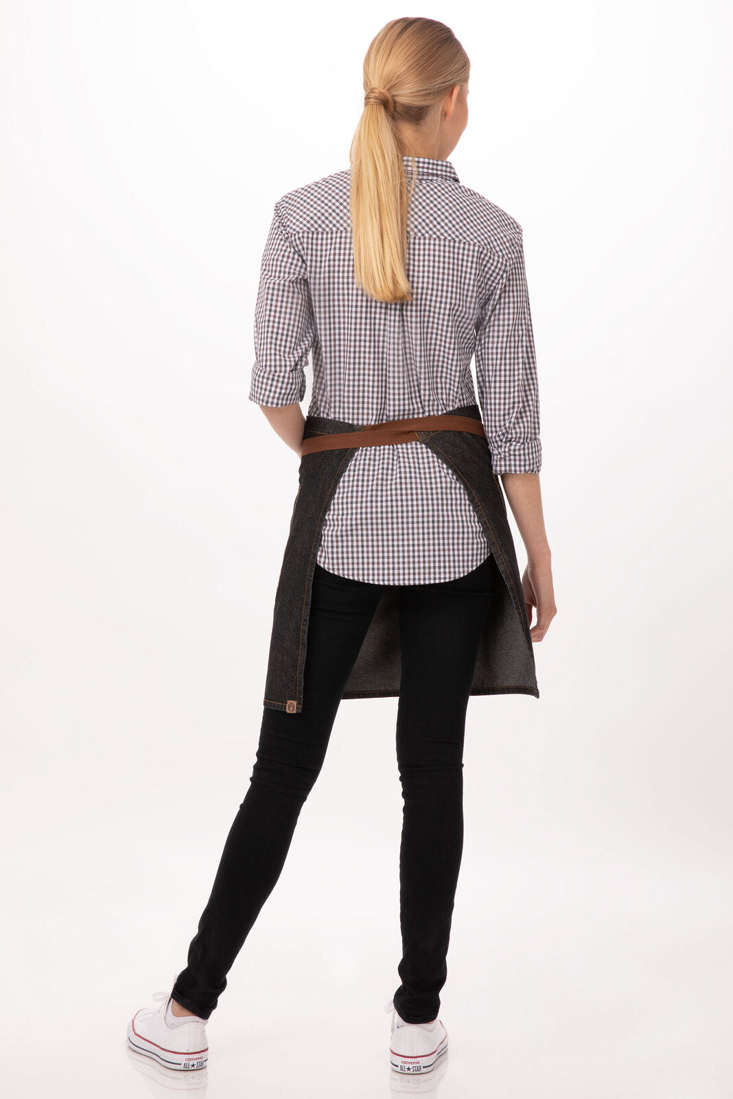 Chef Works Memphis Half Bistro Apron - Black