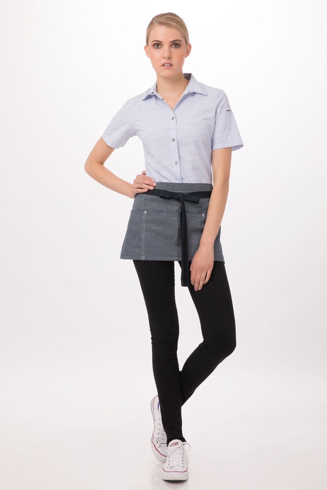 Chef Works Portland Waist Apron - Indigo Blue