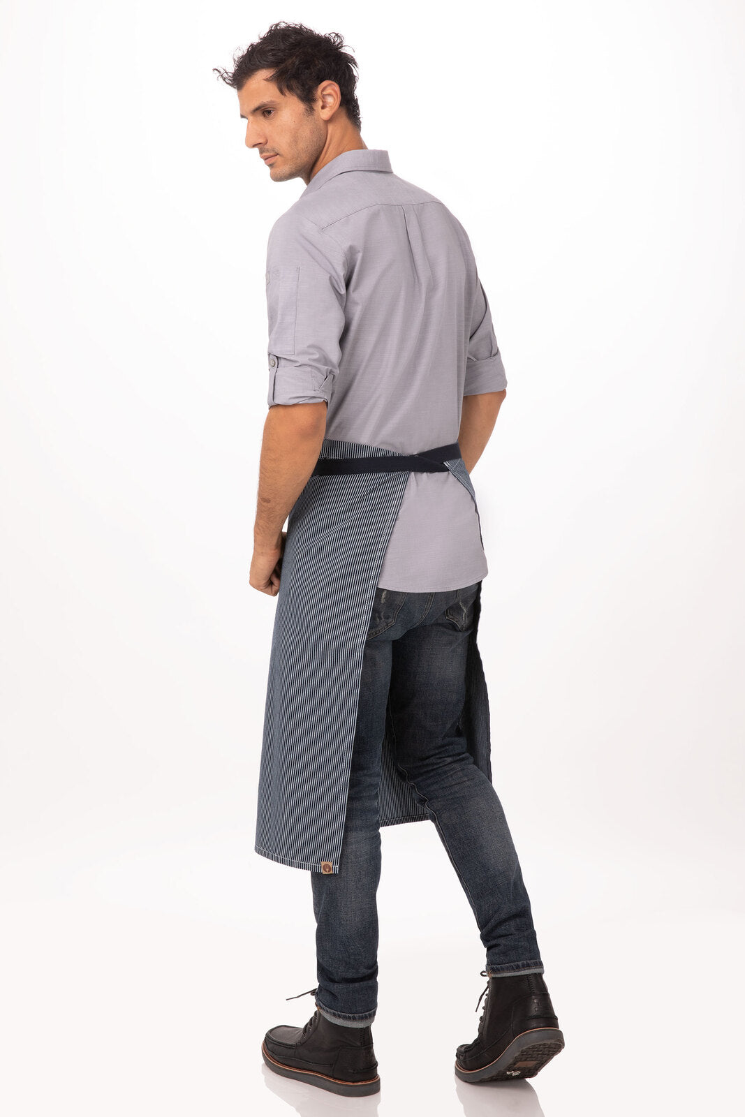Chef Works Portland Bistro Apron - Indigo Blue