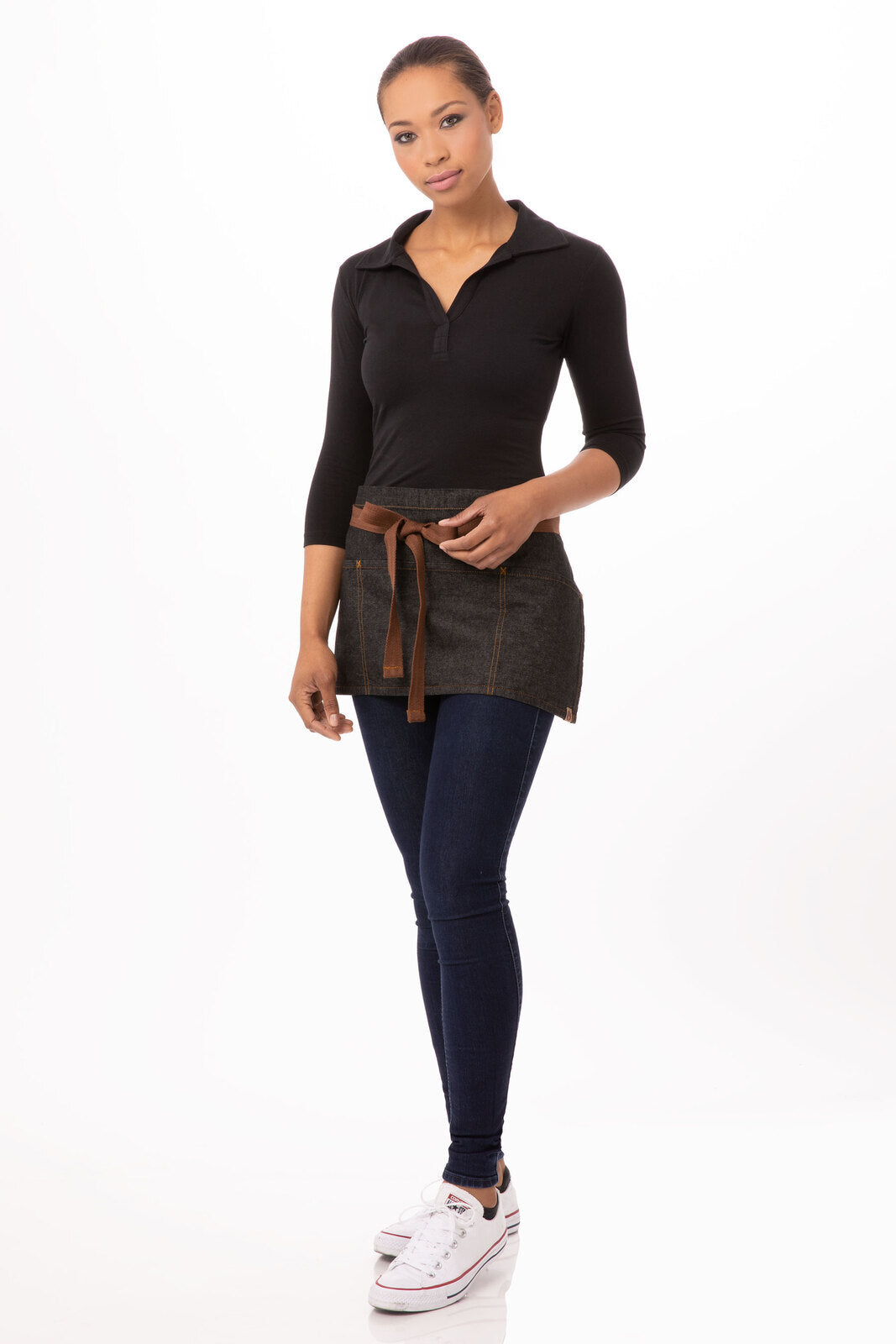 Chef Works Memphis Waist Apron - Black