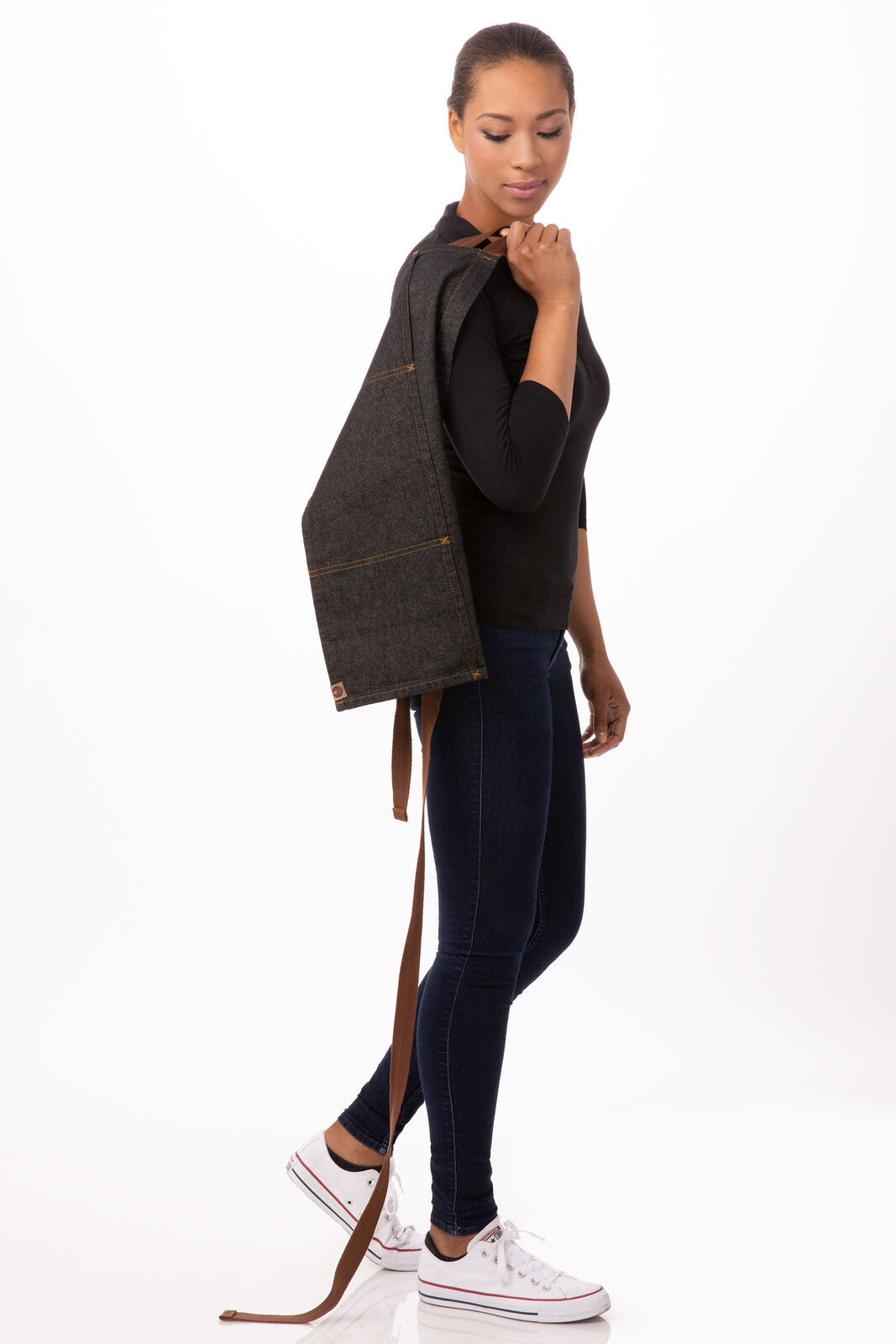 Chef Works Memphis Waist Apron - Black