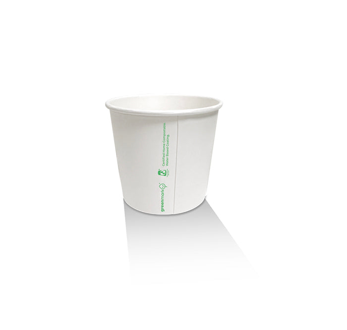 ecoware 4oz Aqueous Coated White Single Wall Hot Cup (Carton of 1000)