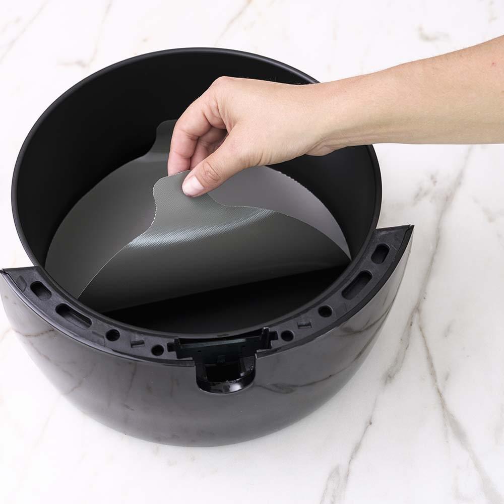 NoStik Silicone Fibreglass Air Fryer Liner Set of 2 Round