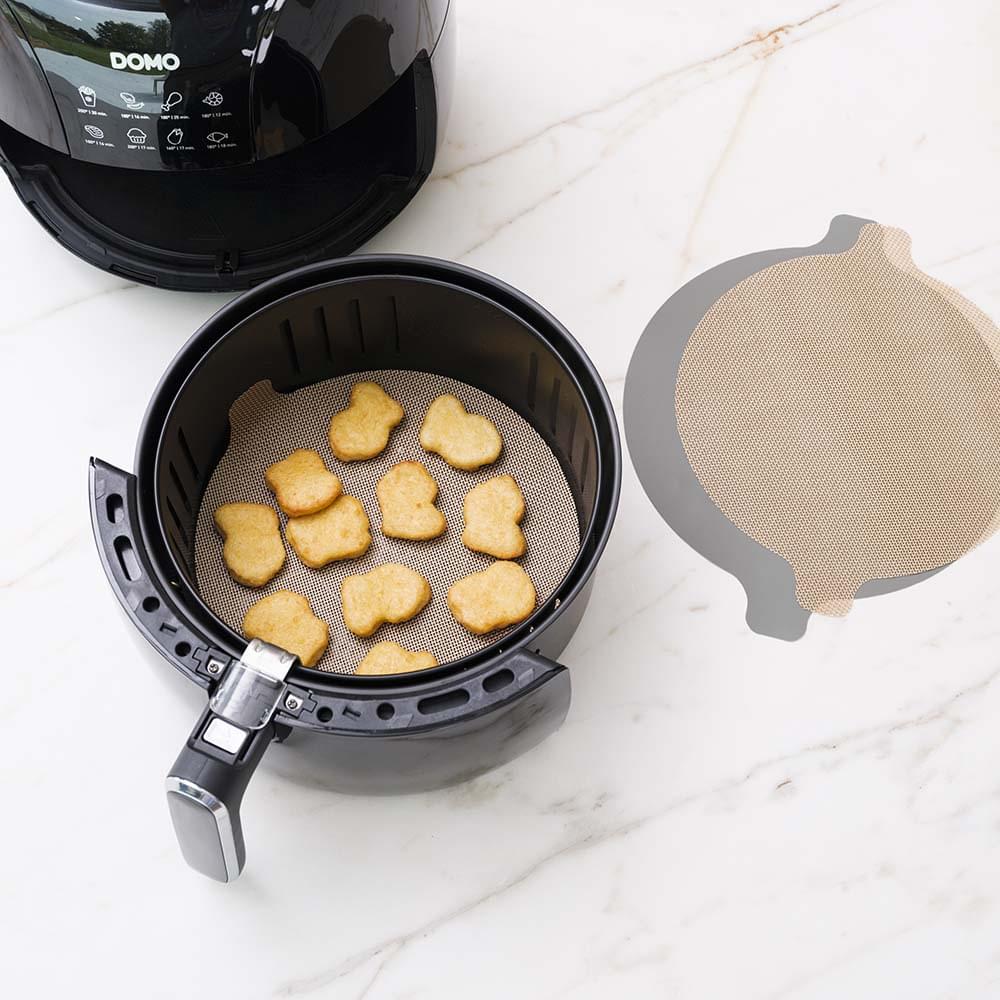 NoStik Silicone Fibreglass Air Fryer Liner Set of 2 Round