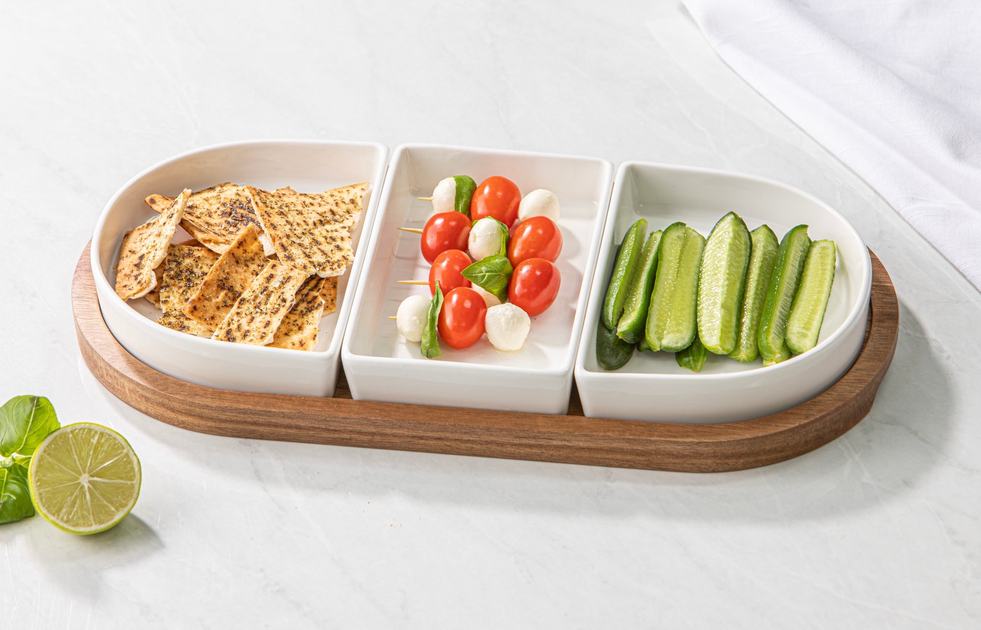 Ladelle Alto Serve & Share 4pc Shallow Modular Server