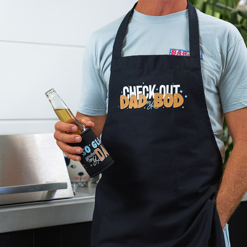 Annabel Trends Screen Print Aprons Hey Ho Daddy O