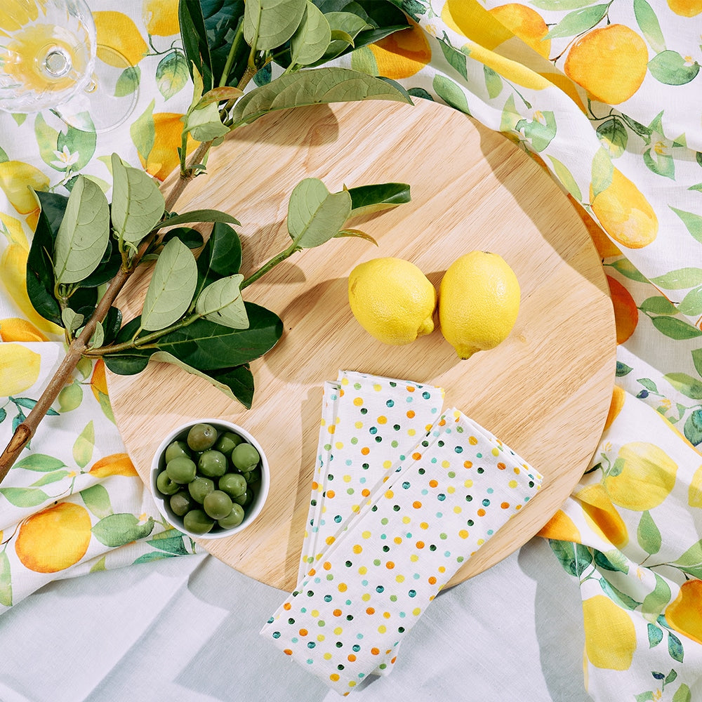 Annabel Trends Linen Napkin Set Amalfi Spot