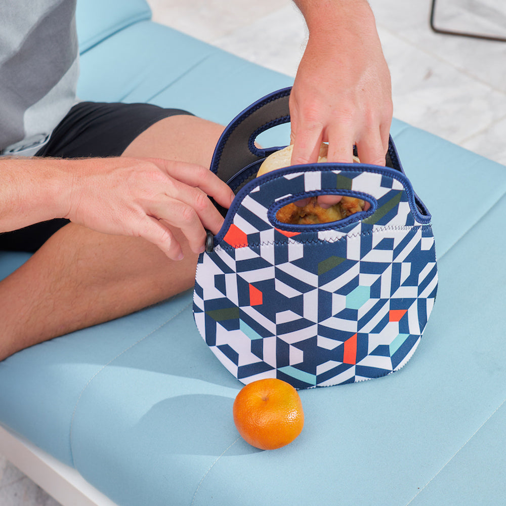 Annabel Trends Neoprene Lunch Bag Geo