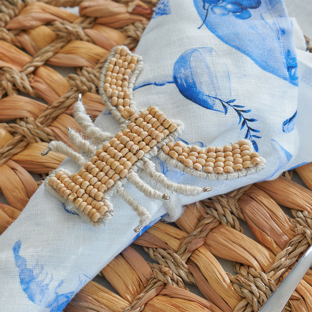 Annabel Trends Napkin Ring Seaside Lobster