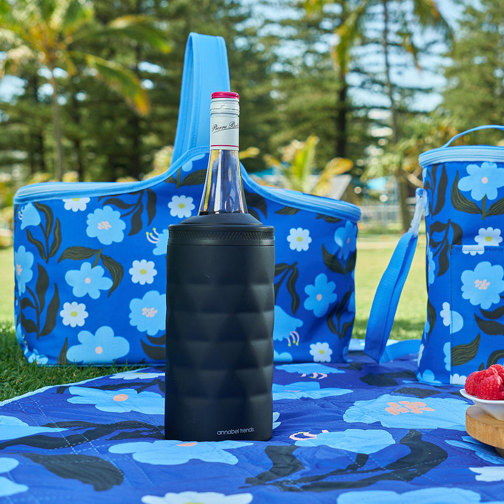 Annabel Trends Stainless Steel Wine Bottle Cooler Black