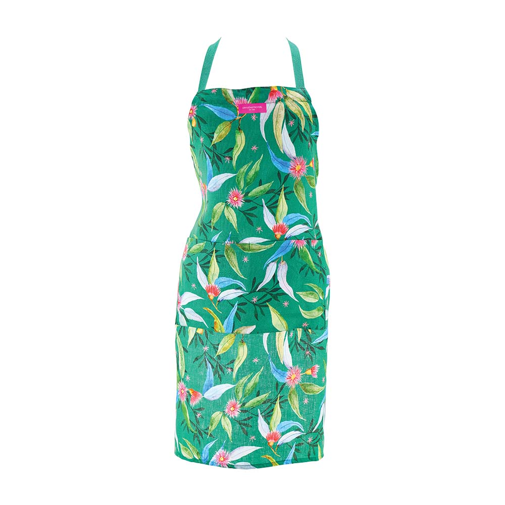Annabel Trends Linen Cotton Apron Gum Blossom