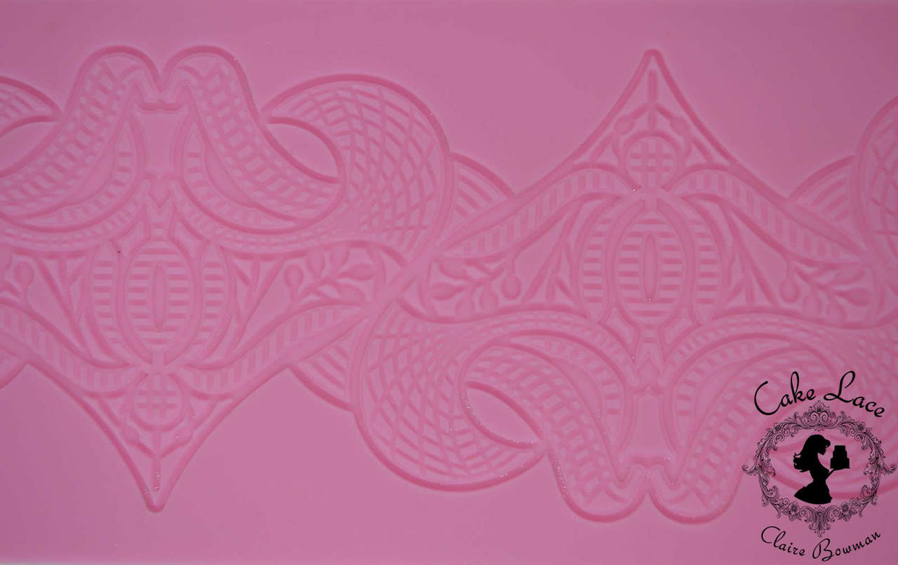 Claire Bowman Cake Lace Art Nouveau 3D Cake Lace Mat