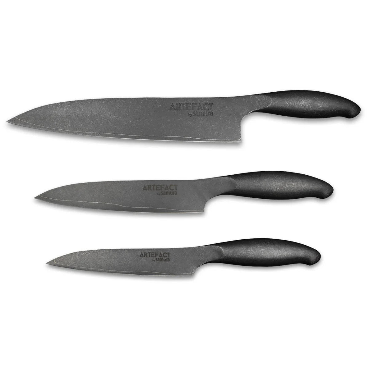 Samura ARTEFACT 3-Piece Knife Set (Paring, Utility, Chef’s Knife)