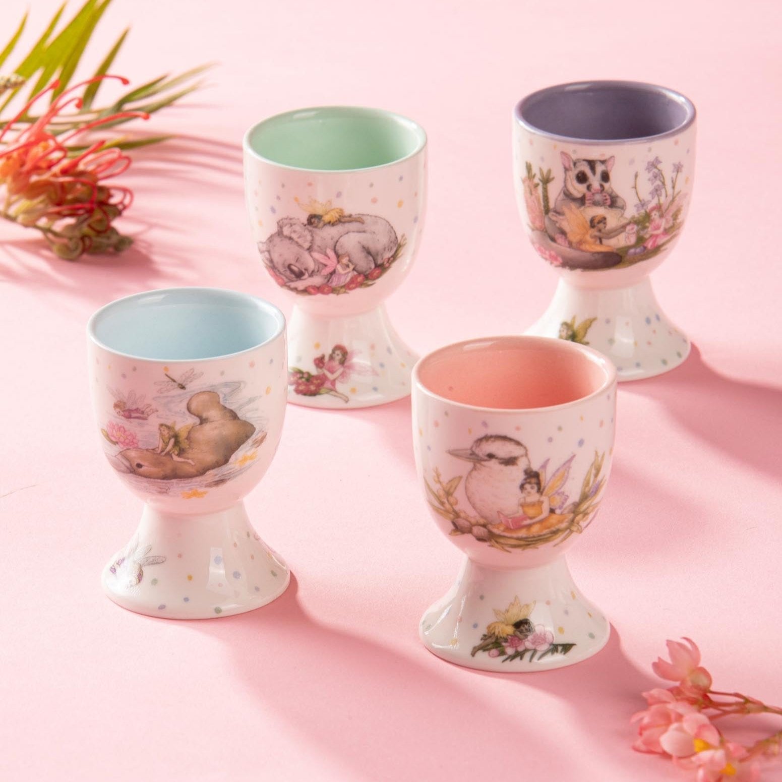 Ashdene Aussie Fairies Assorted Set of 4 Egg Cup