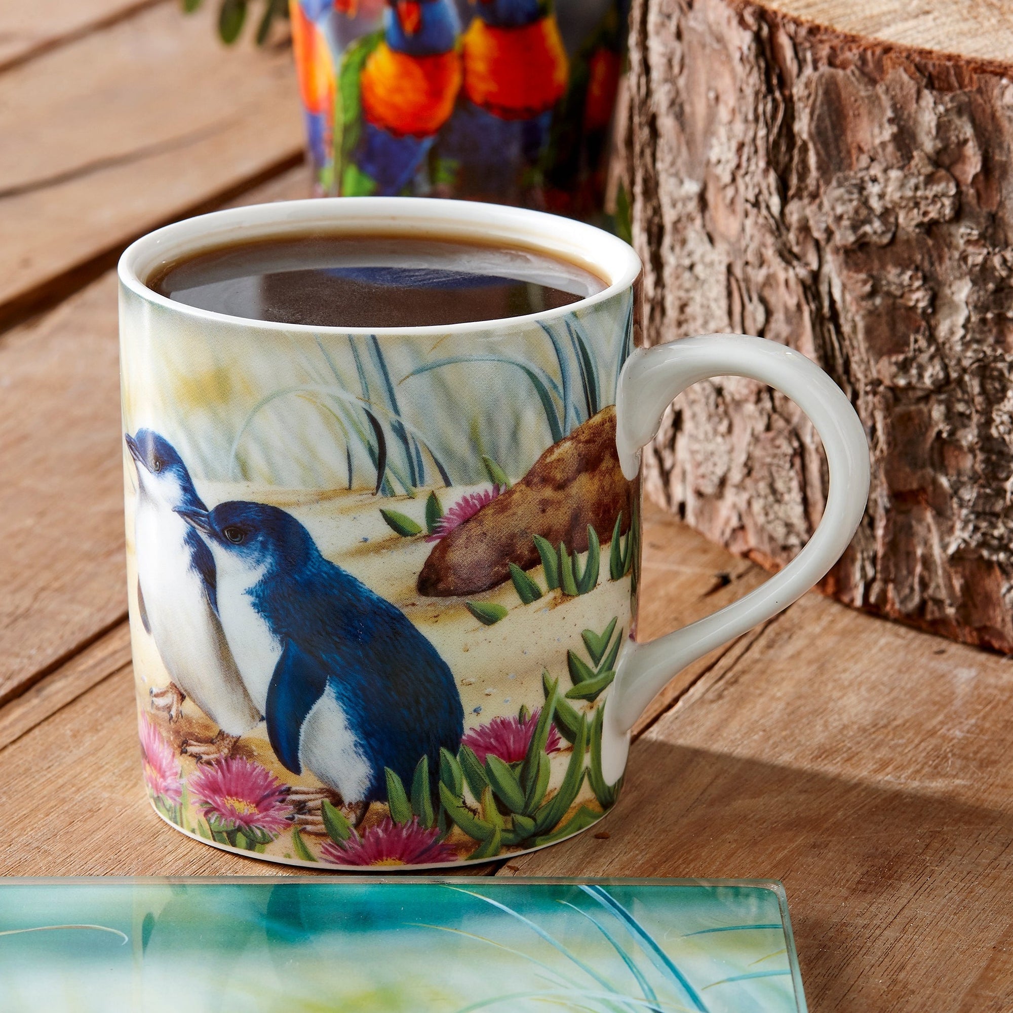Ashdene Aus Bird & Flora Penguin & Ice Plant Mug