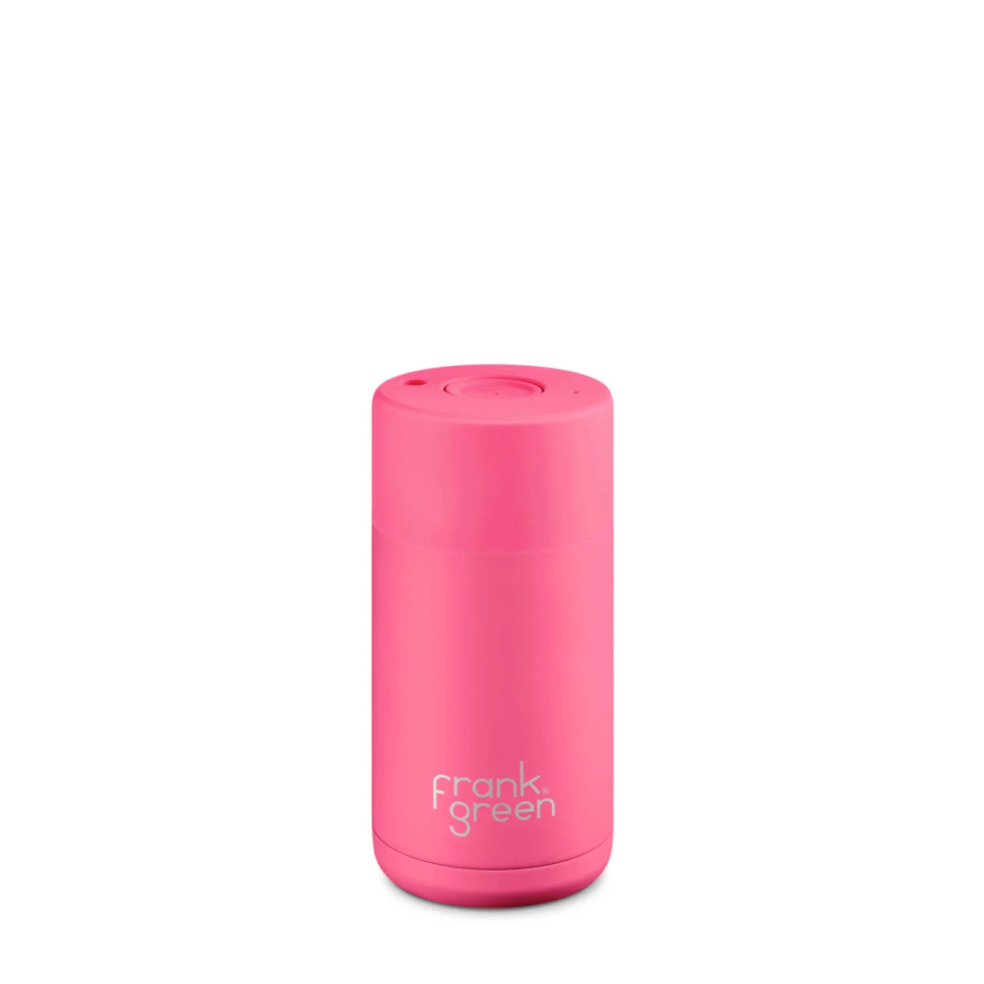Frank Green 12oz Ceramic Reusable Cup - Neon Pink