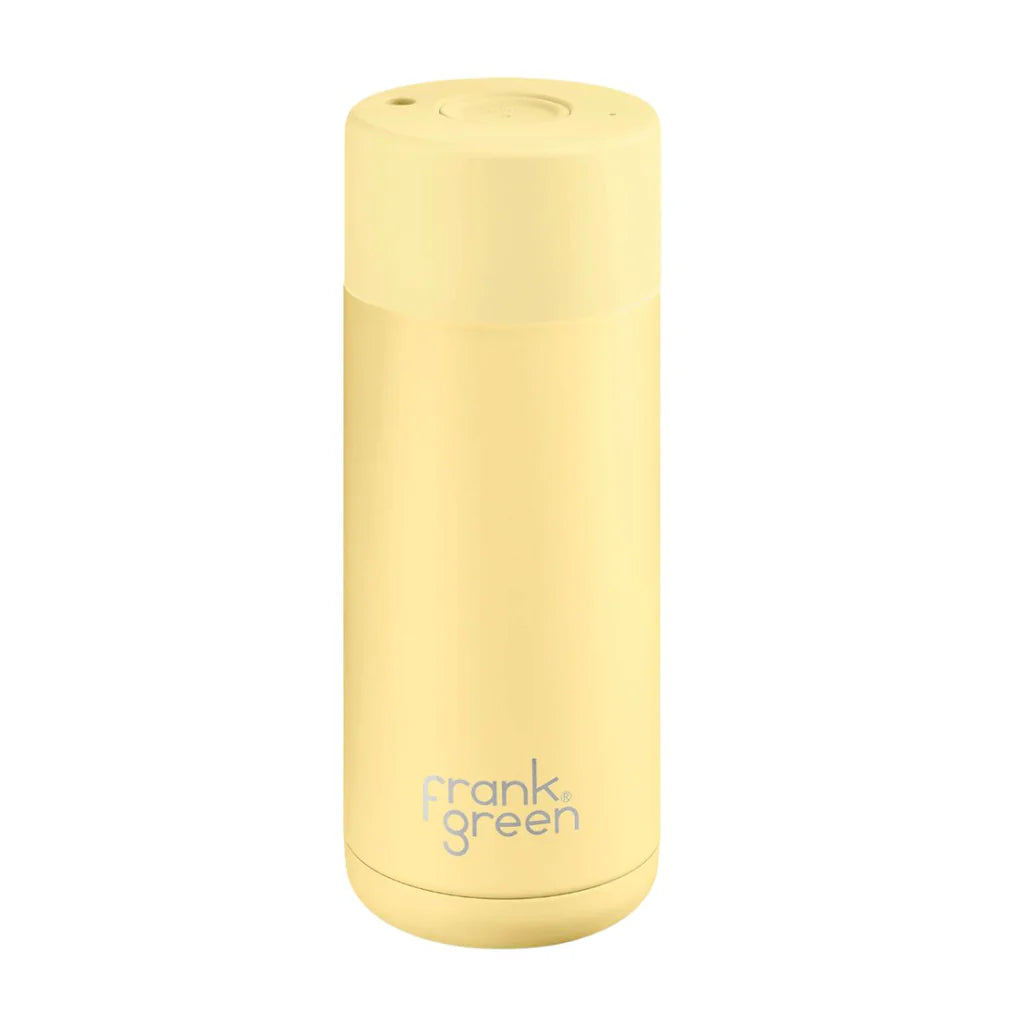 Frank Green 16oz Reusable Cup (button) - Buttermilk