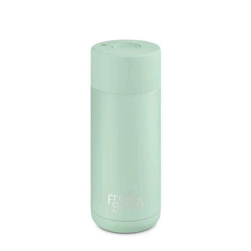 frank green 16oz Reusable Cup with Push Button Lid - Mint Gelato