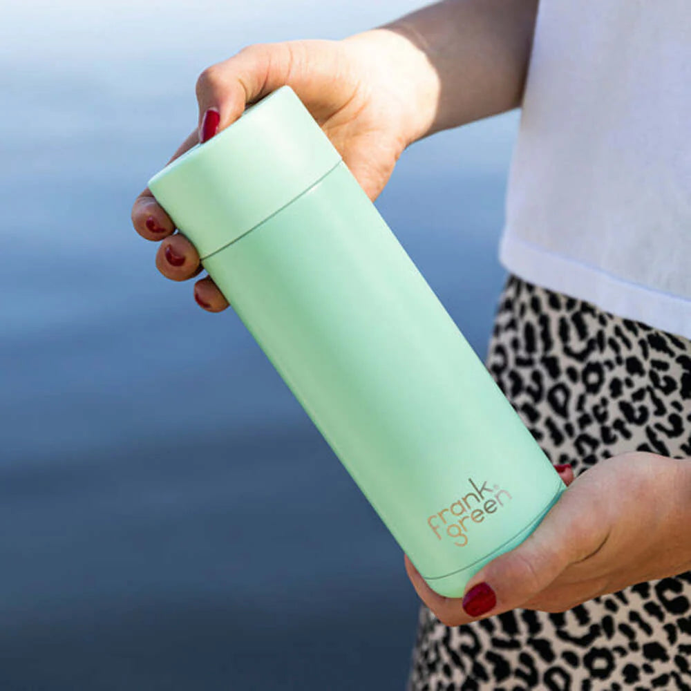 frank green 16oz Reusable Cup with Push Button Lid - Mint Gelato