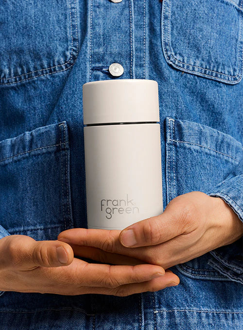 Frank Green 16oz Reusable Cup (button) - Moon Dust