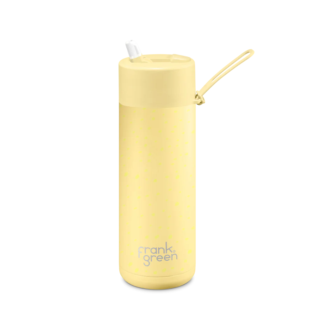 Frank Green 20oz Reusable Bottle (straw) - Buttermilk