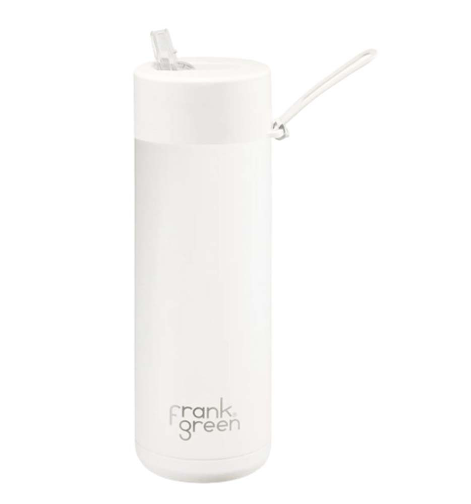 Frank Green 20oz Reusable Bottle (straw) - Cloud