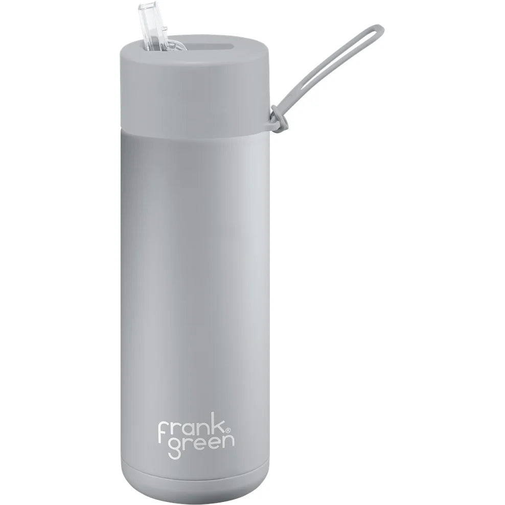 Frank Green 20oz Reusable Bottle (straw) - Harbor Mist