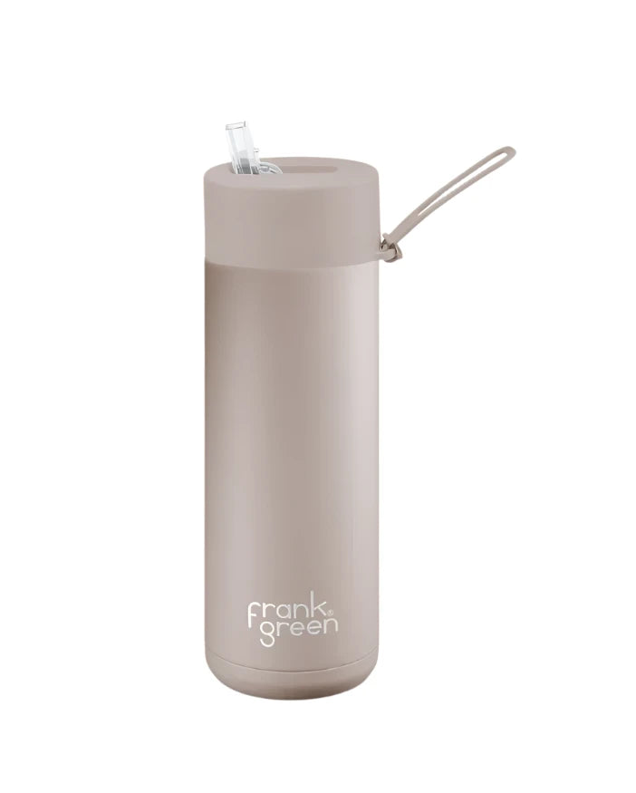 Frank Green 20oz Reusable Bottle (straw) - Moon Dust
