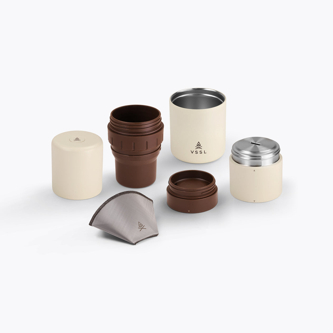 VSSL Nest Pour Over Coffee Kit - Cream