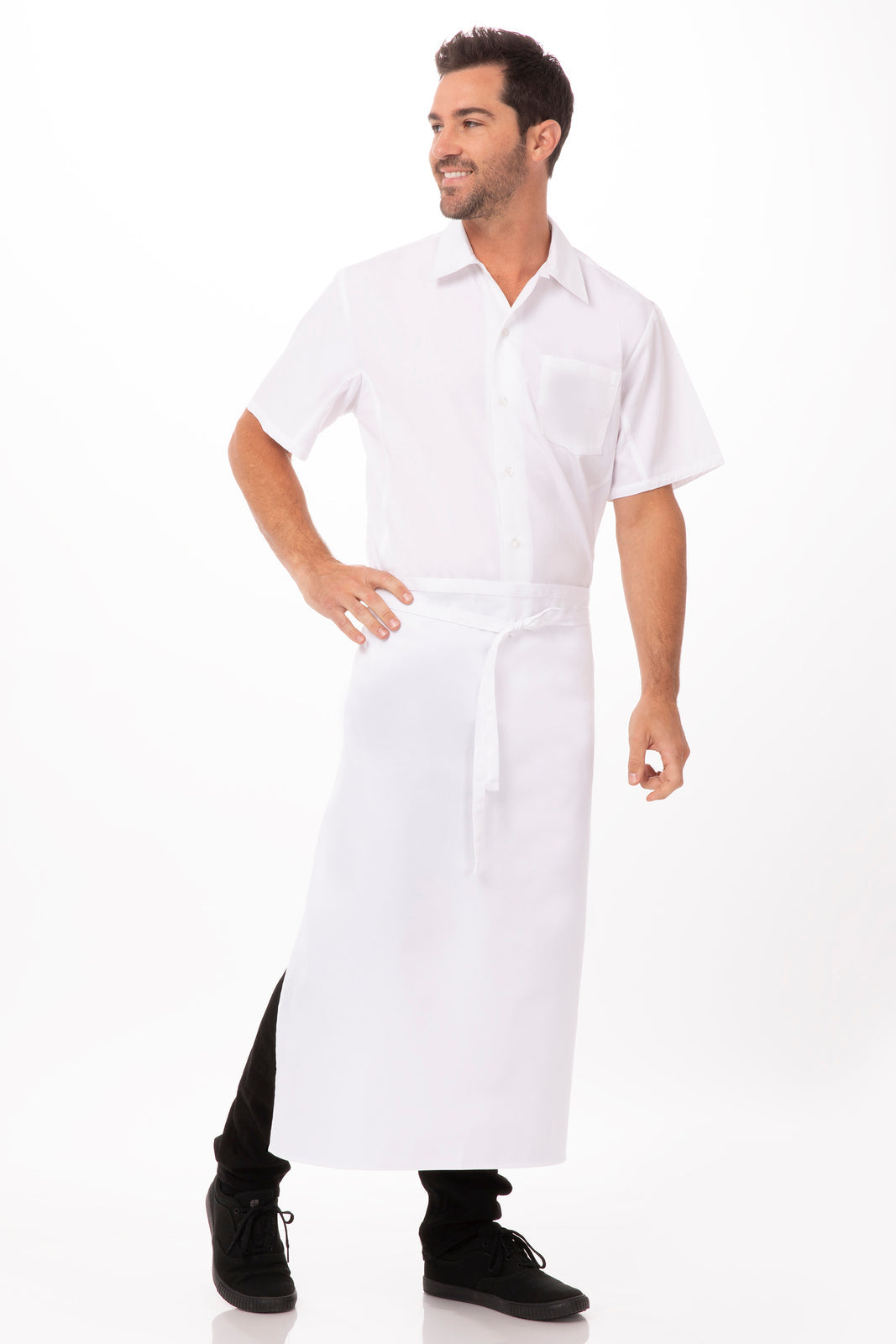 Chef Works Bar Apron - White