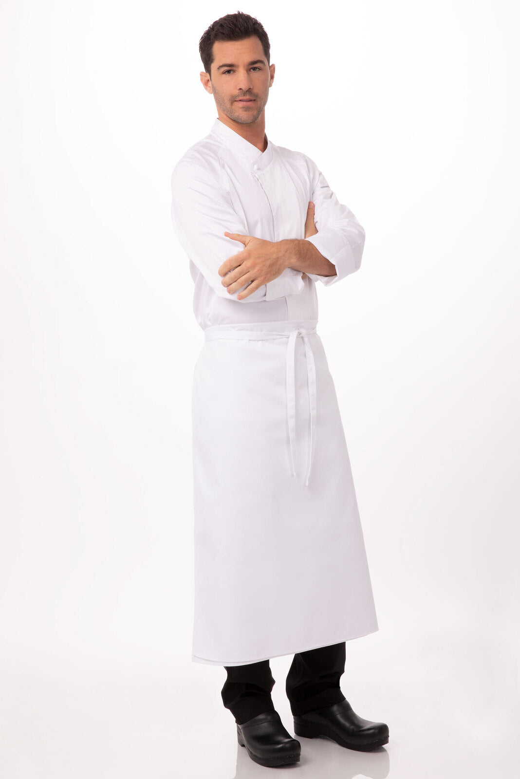 Chef Works Long Four-Way Apron - White
