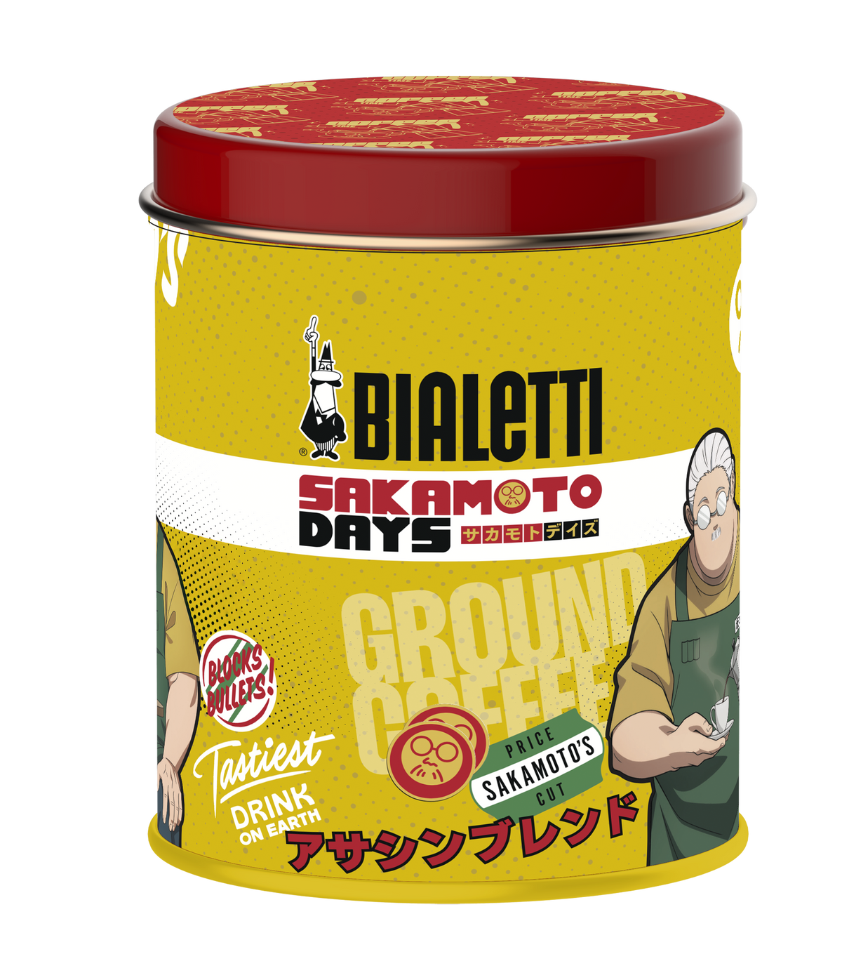 Bialetti Sakamoto Days Gift Tin – Ground Coffee 250 g